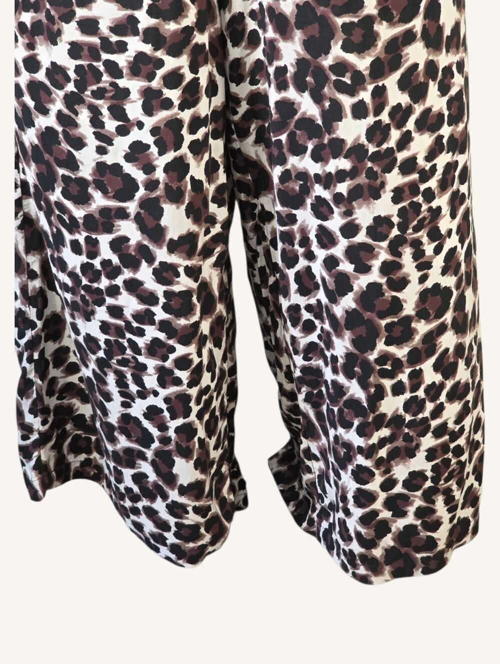 Torrid Leopard High Rise Wide Leg Pull On Pants Size 2 18/20 - Picture 9 of 11